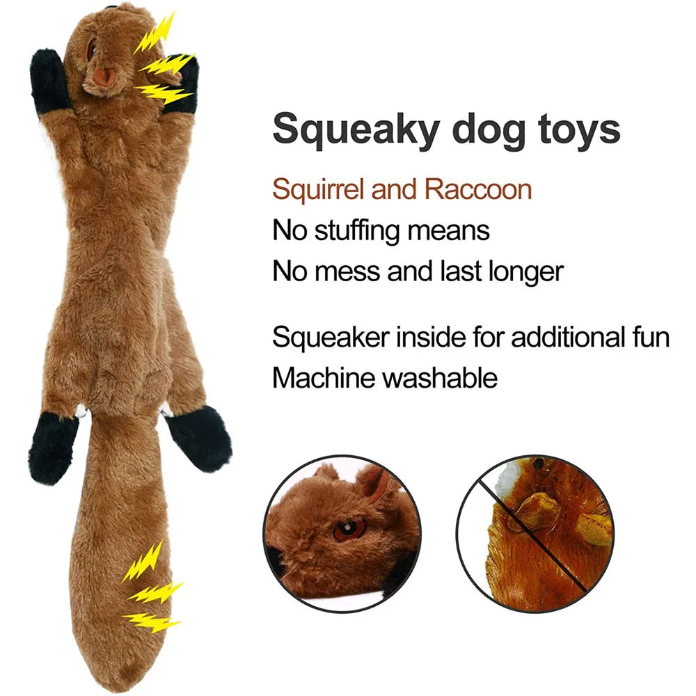 Squeaky Critter: No-Stuffing Crinkle Chew Toy